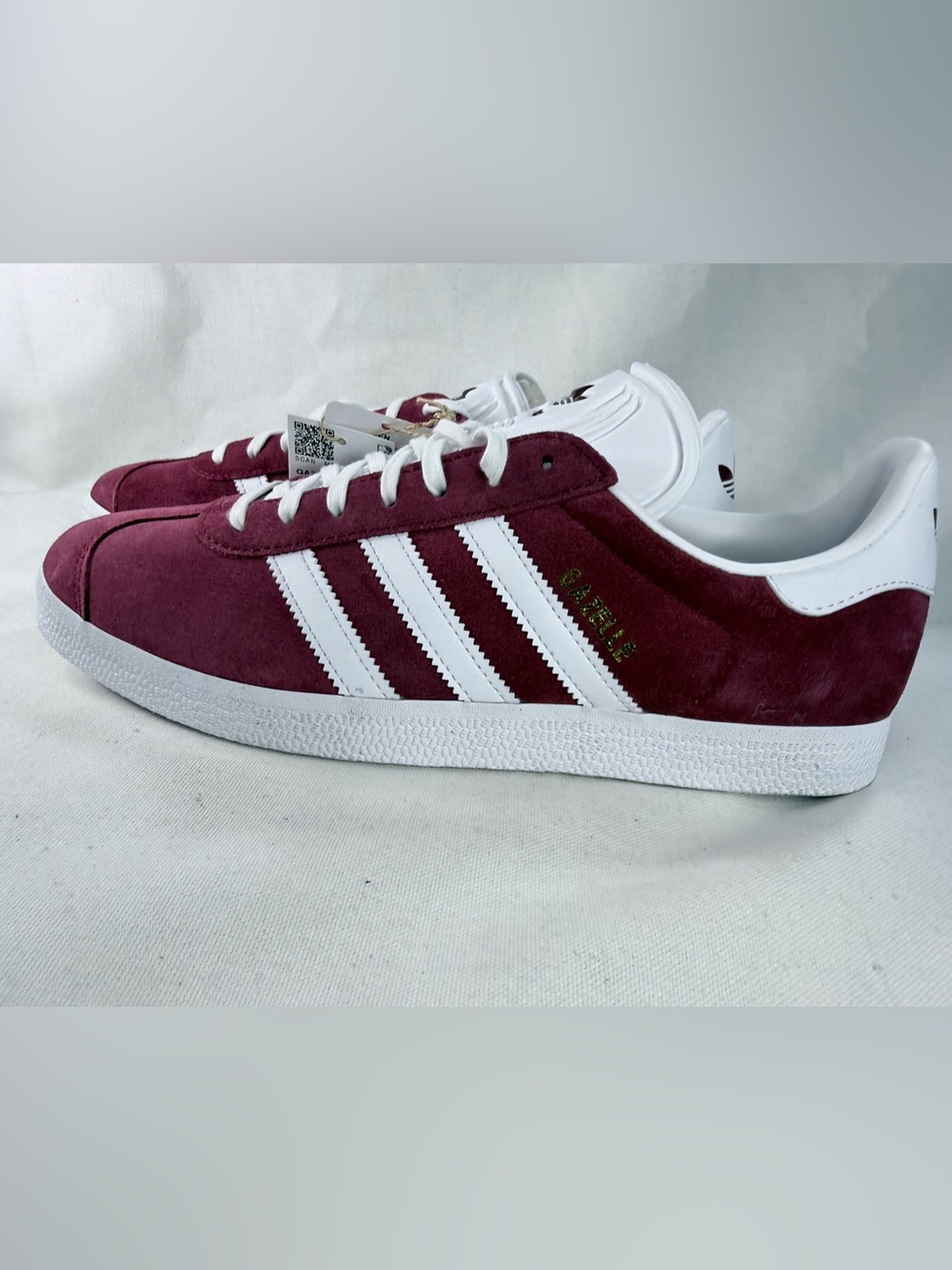 adidas Men’s Suede Sneakers - Maroon and White